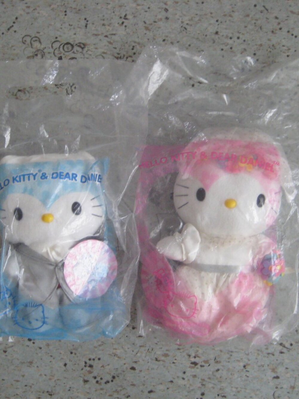 Sanrio Hello Kitty Dear Daniel Romantic Wedding Plush 2000 McDonalds Set- New